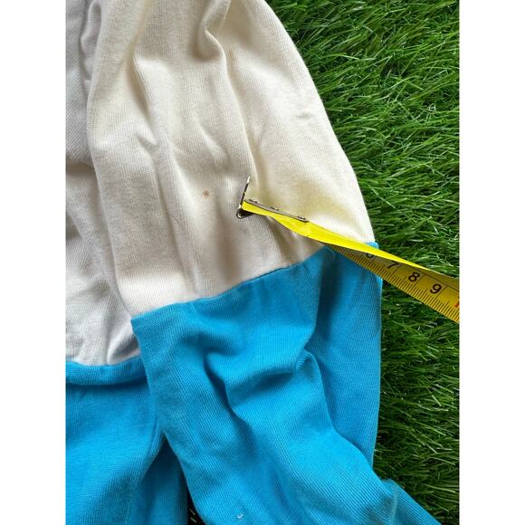 Nike Colorblock Crewneck Sweatshirt Men’s Blue/White Swoosh Logo CK1299-487 Sz L - Picture 10 of 11